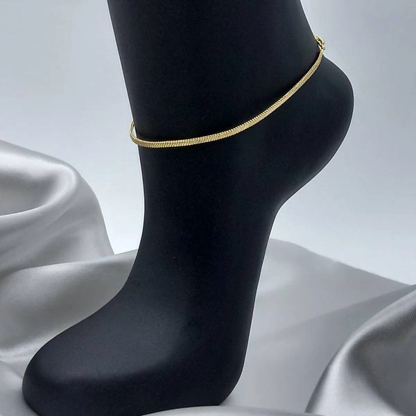 خرید اینترنتی پابند طلایی زنانه ژوپینگ xuping