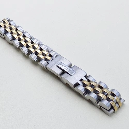 خرید دستبند rolex رولکس سیلور طلایی