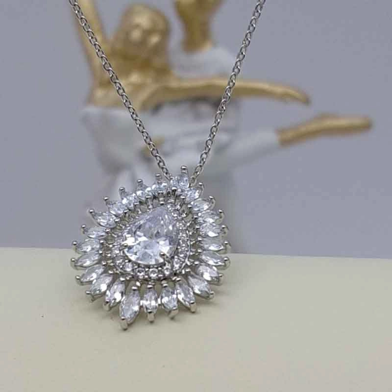 خرید گردنبند ژوپینگ نگین دار