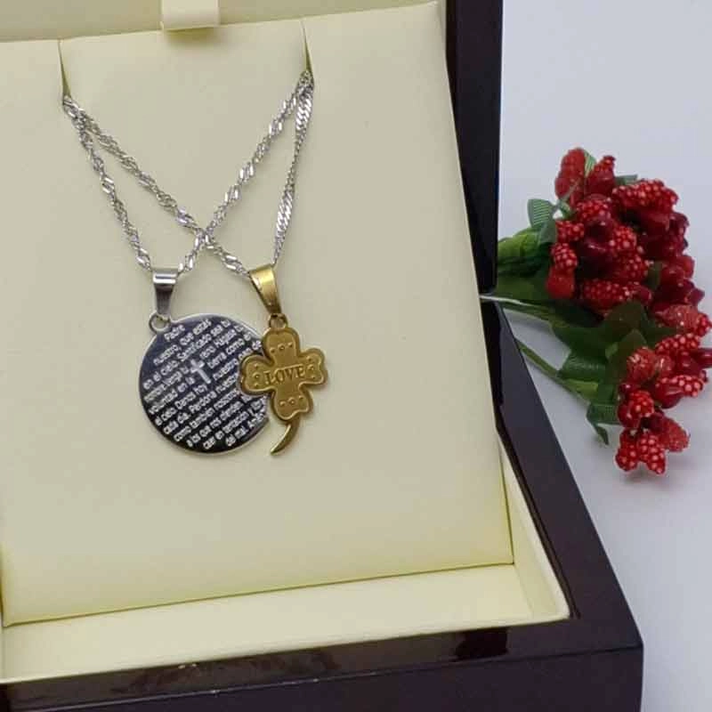 خرید پلاک زنجیر گردنبند پسرانه دخترانه