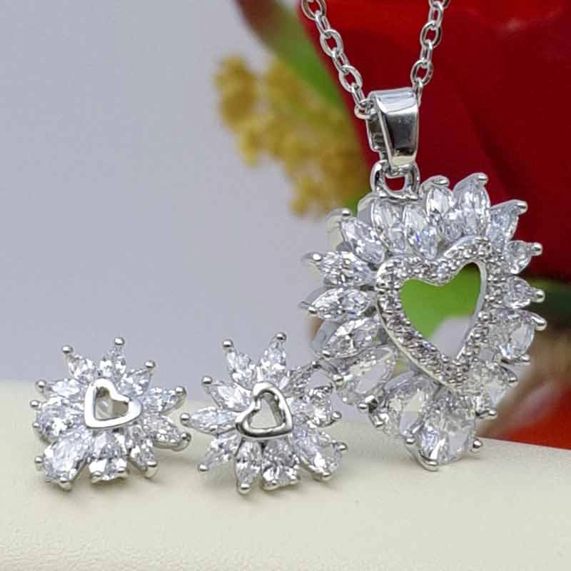 خرید آنلاین نیمست استیل رنگ ثابت طرح قلب ژوپینگ