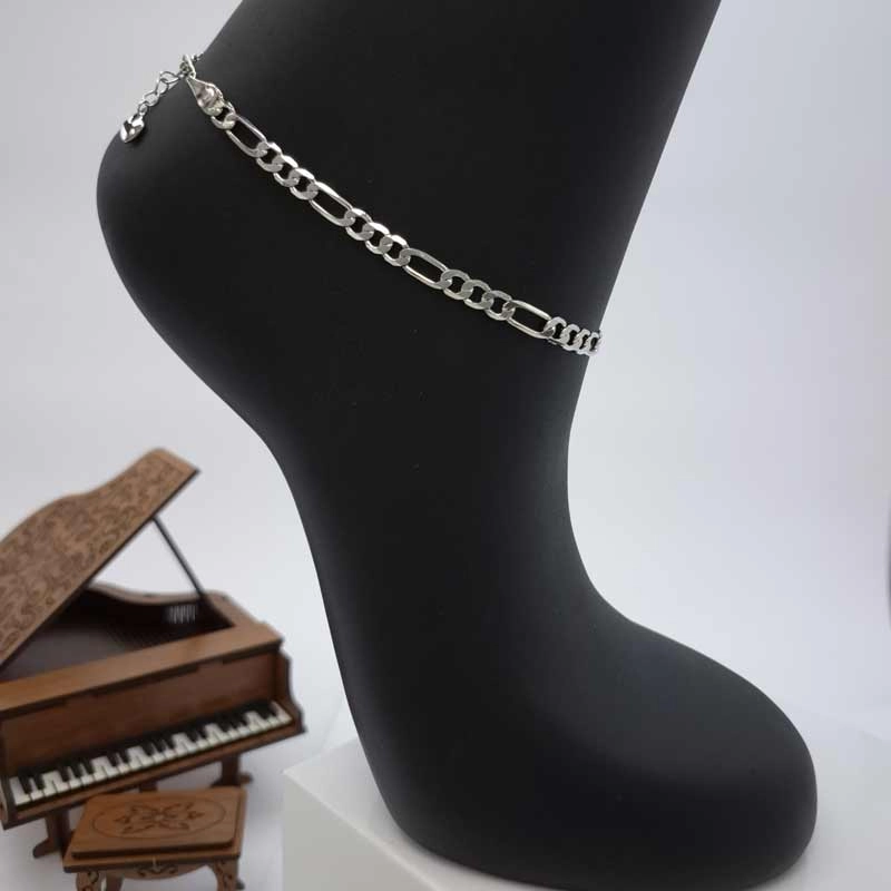 خرید پابند زنانه سیلور با گارانتی فیگارو ژوپینگ xuping