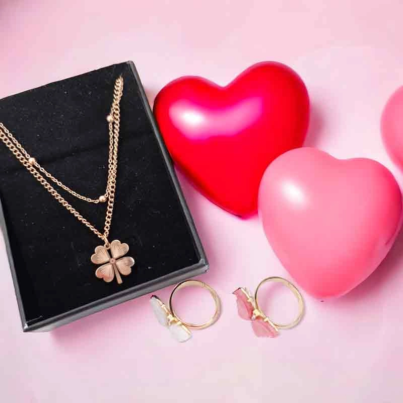 خرید اینترنتی گردنبند زنانه دخترانه رزدگلد