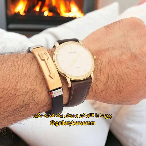 قیمت دستبند چرمی مردانه زنانه استیل مسی