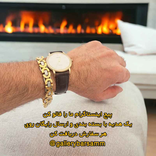 قیمت دستبند استیل مردانه زنانه طلایی سیلور