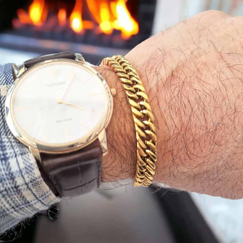 قیمت دستبند استیل طلایی مردانه زنانه کارتیه cartier