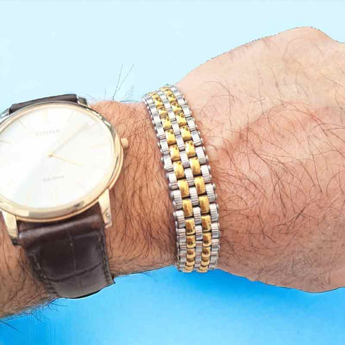 دستبند استیل سیلور طلایی مردانه زنانه رولکس rolex