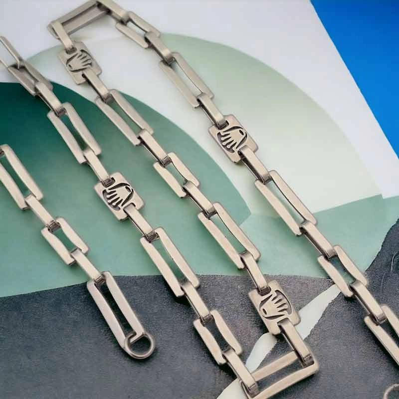 قیمت زنجیر استیل مردانه گردنبند Rolex  مردانه گردنبند و زنجیر رولکس سیلور