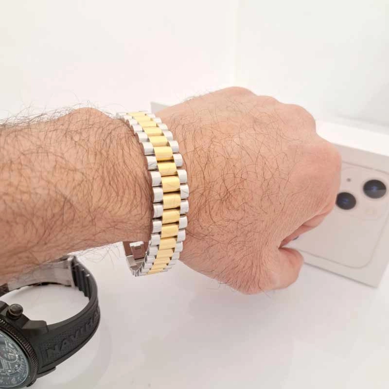 خرید آنلاین دستبند استیل زنانه مردانه رولکس rolex