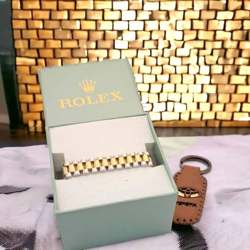 خرید اینترنتی دستبند استیل زنانه مردانه رولکس rolex